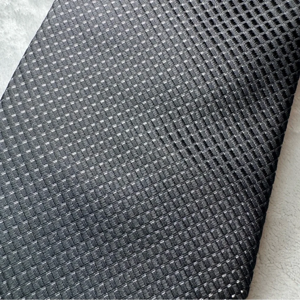 GEOFFREY BEENE Men's‎ Tie Black Geometric Classic Dress Work Polyester Nylon